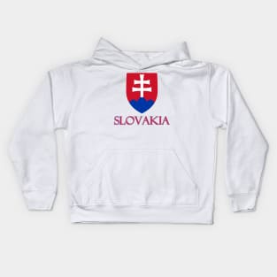 Slovakia - Slovak Coat of Arms Design Kids Hoodie